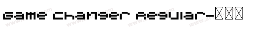 Game Changer Regular字体转换